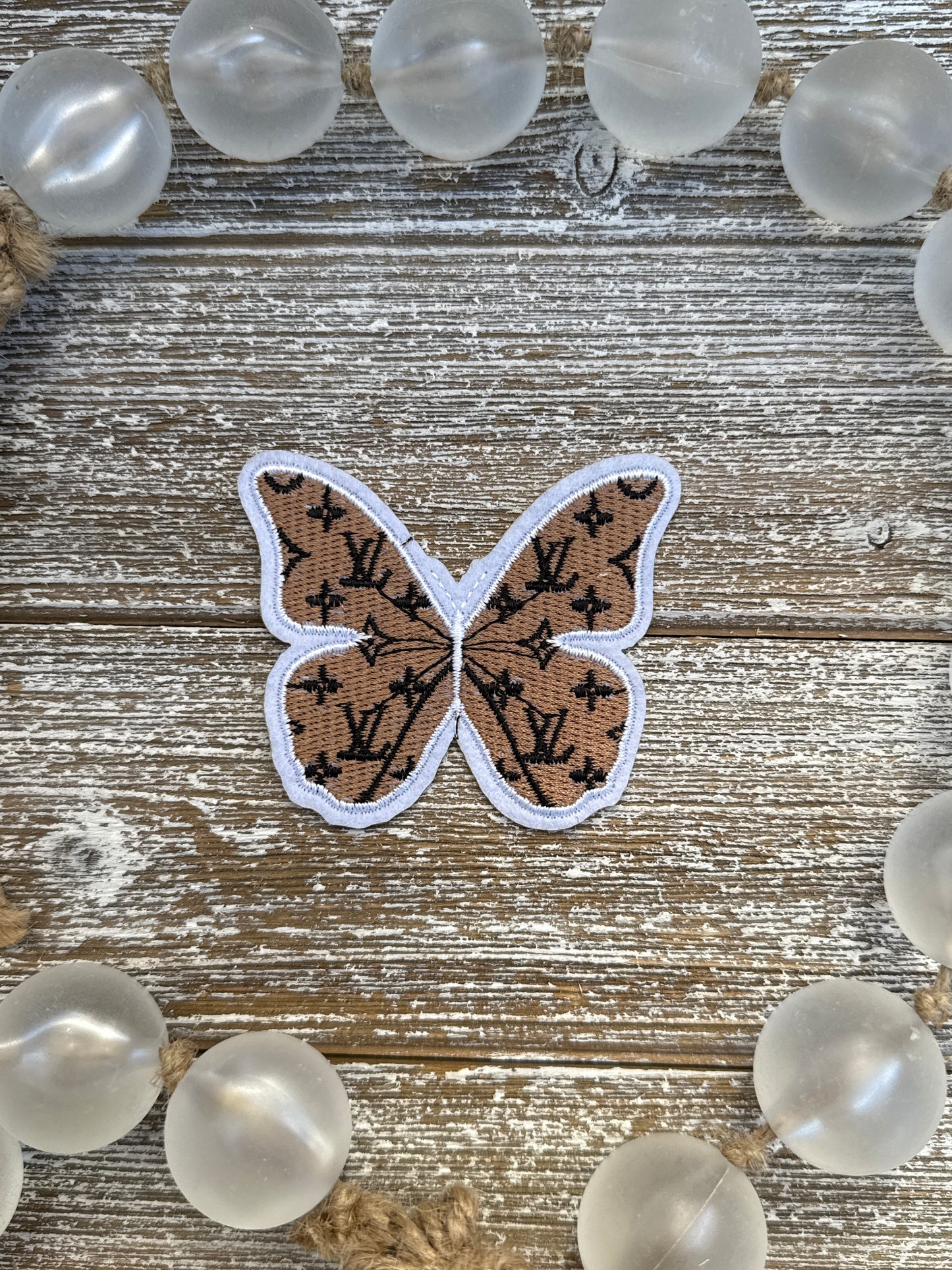Brown and Tan LV Butterflies