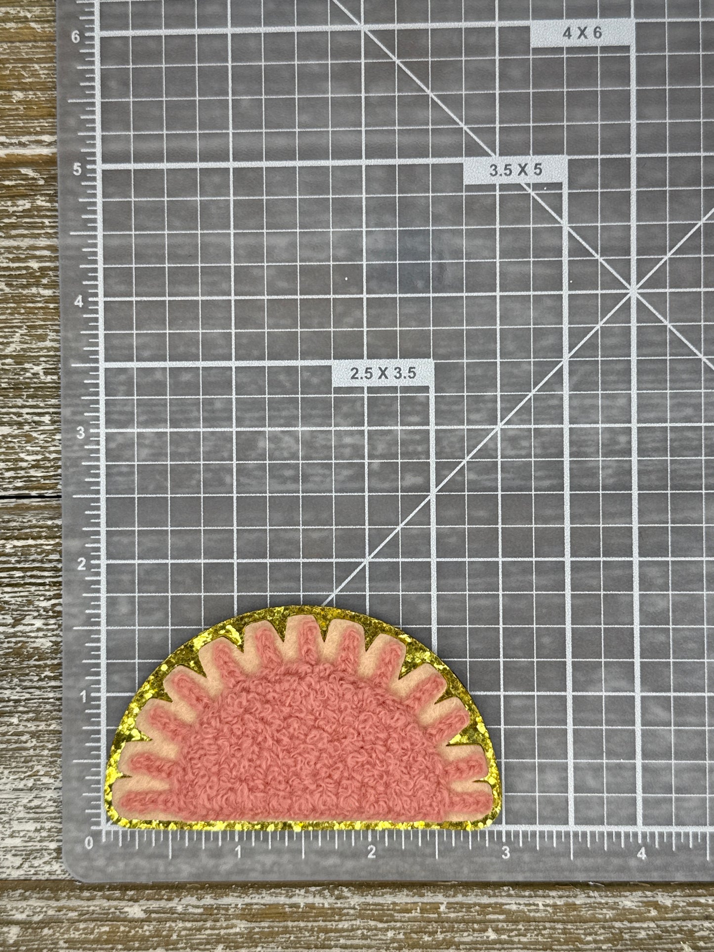 5 pcs Fuzzy Boho Sun And Rainbow