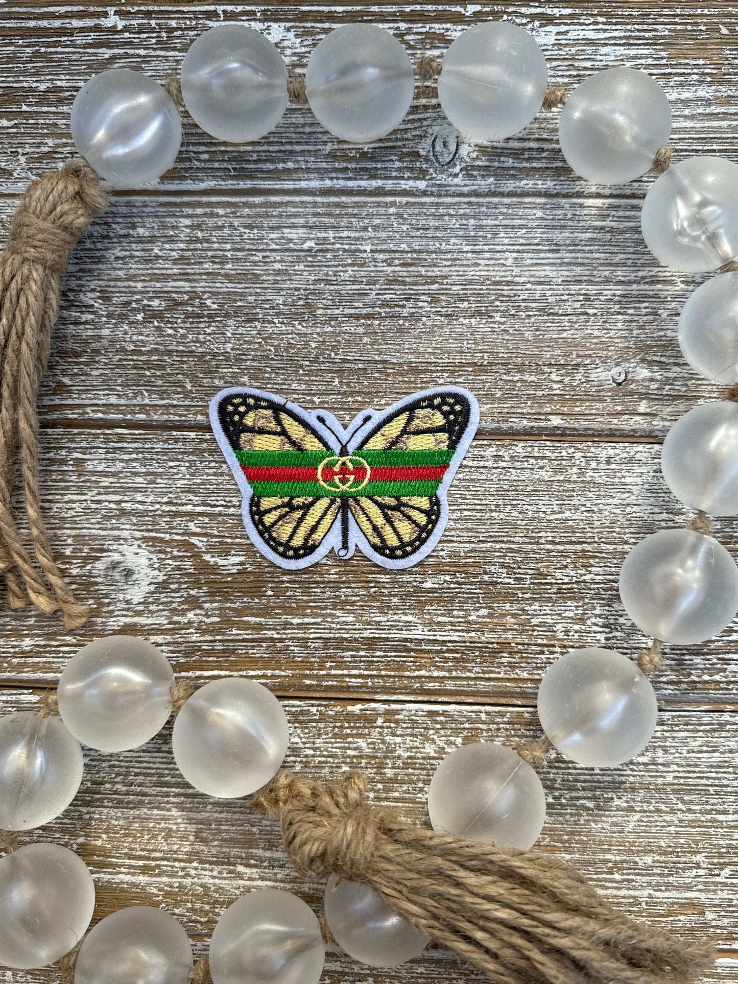 Black and Yellow GG Butterfly