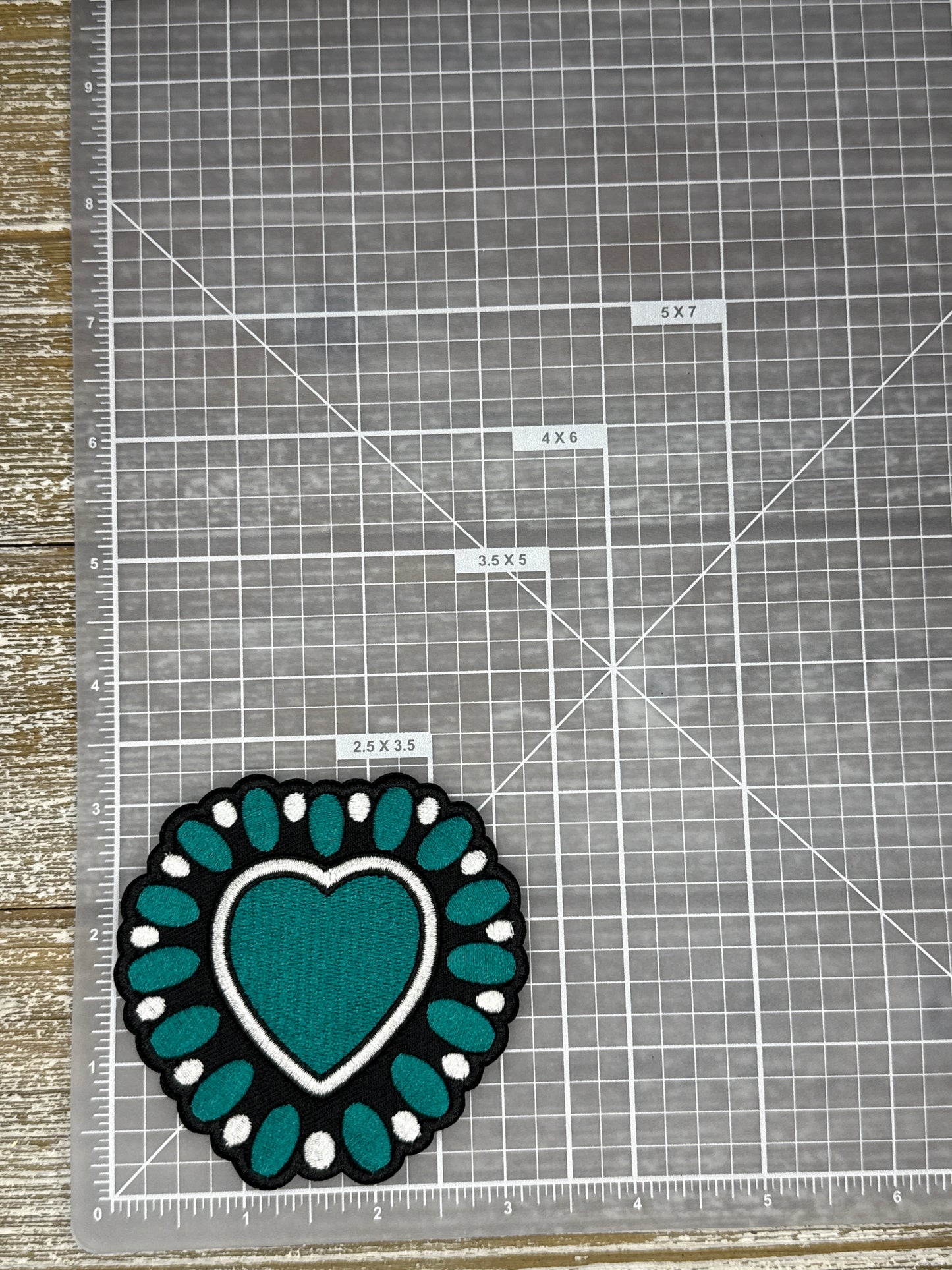 Dark Teal Heart