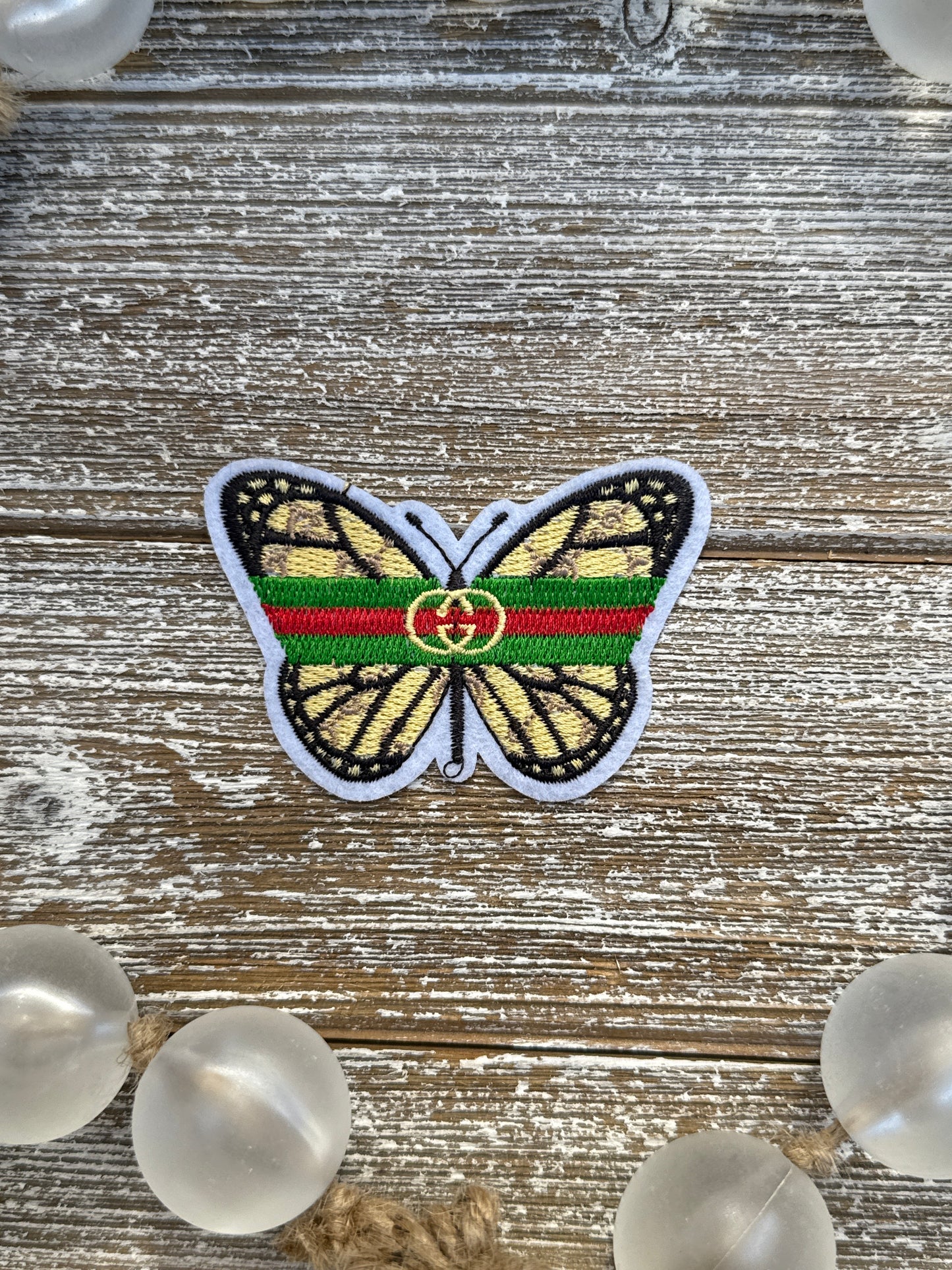 Black and Yellow GG Butterfly