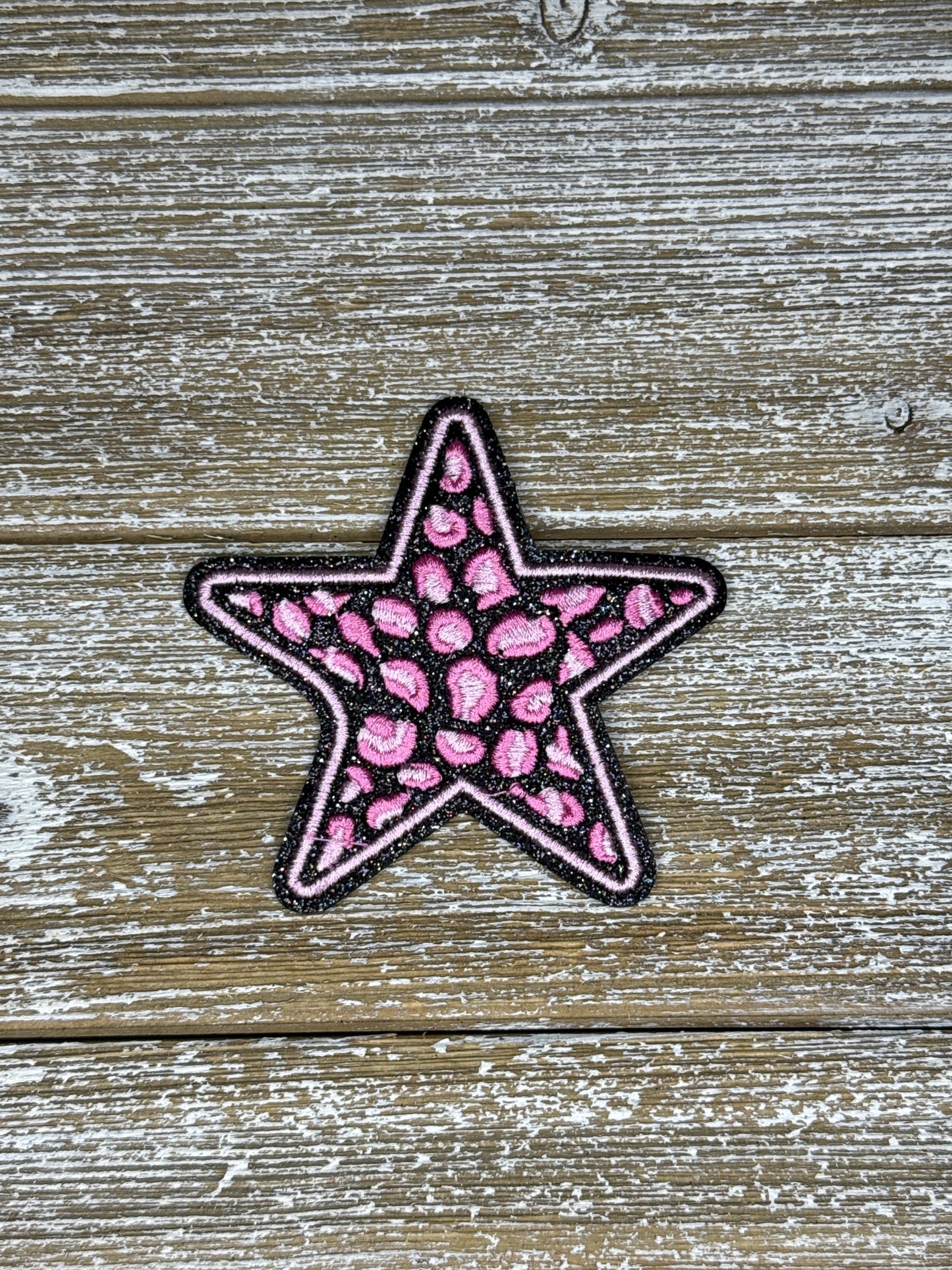 Glitter Leopard Stars