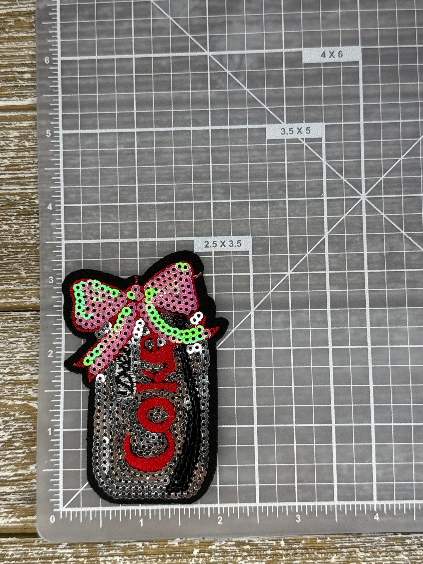 Sequined Diet C Soda