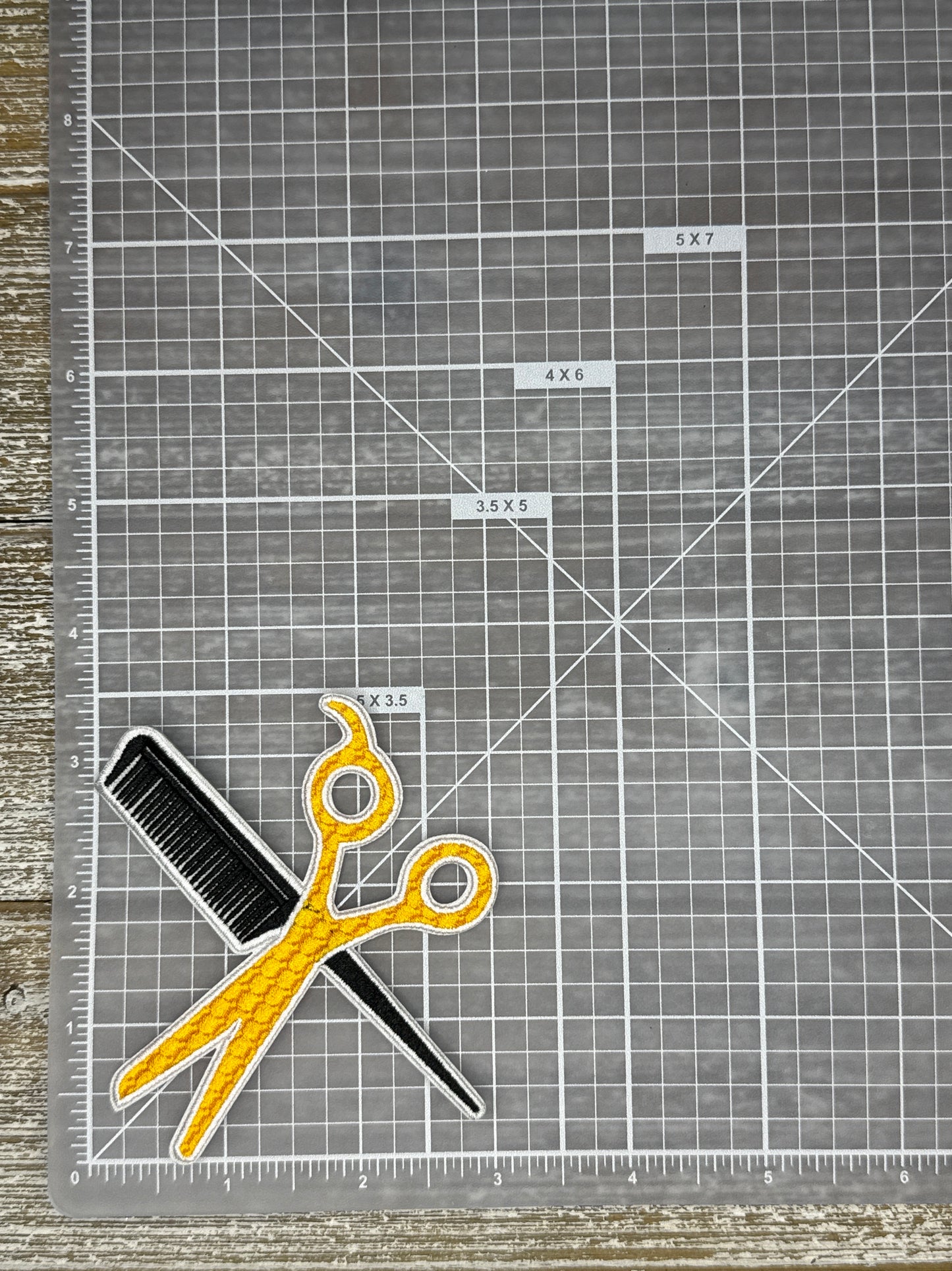 Hairdresser Comb And Scissors
