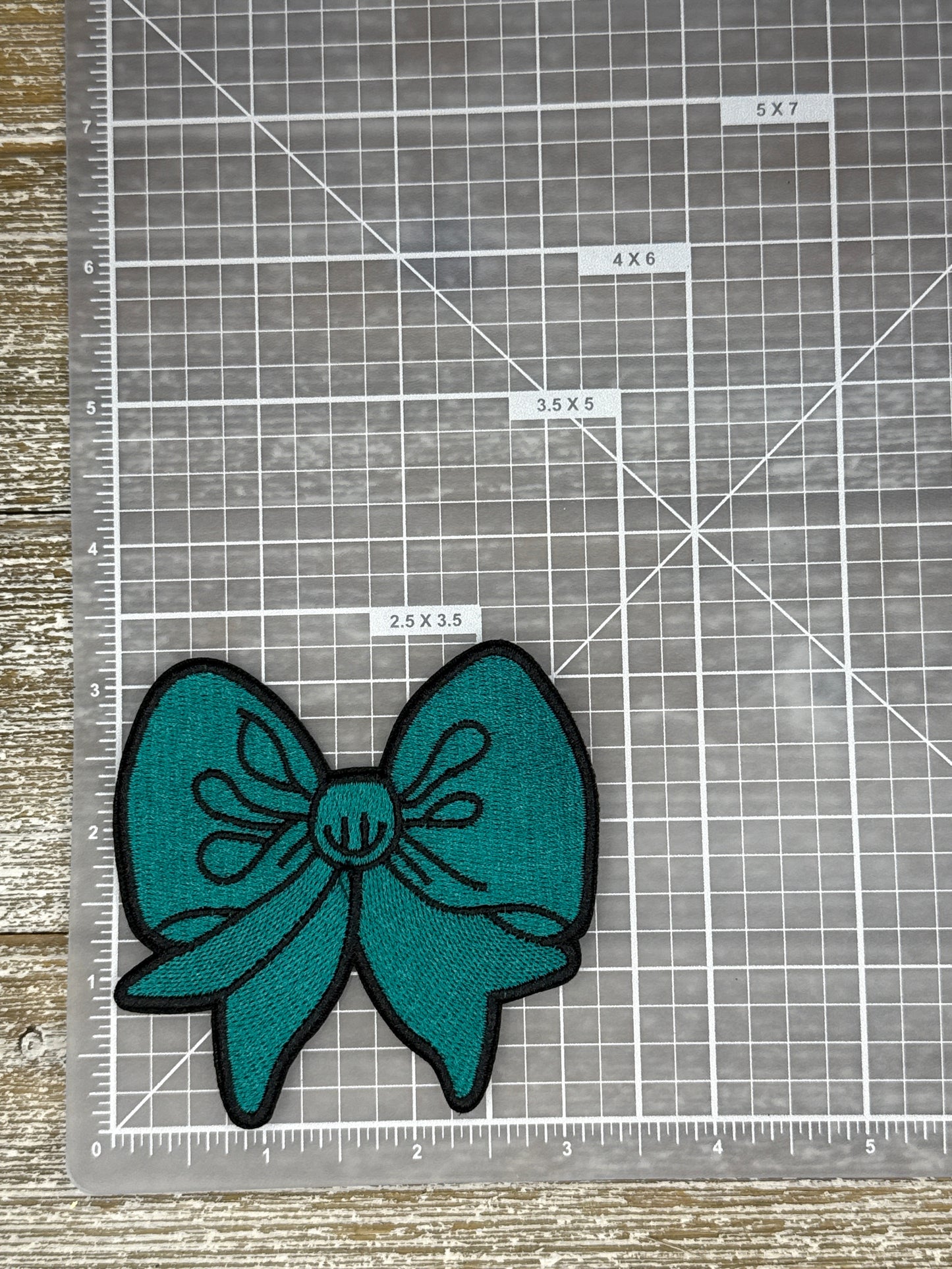 Dark Teal Bow
