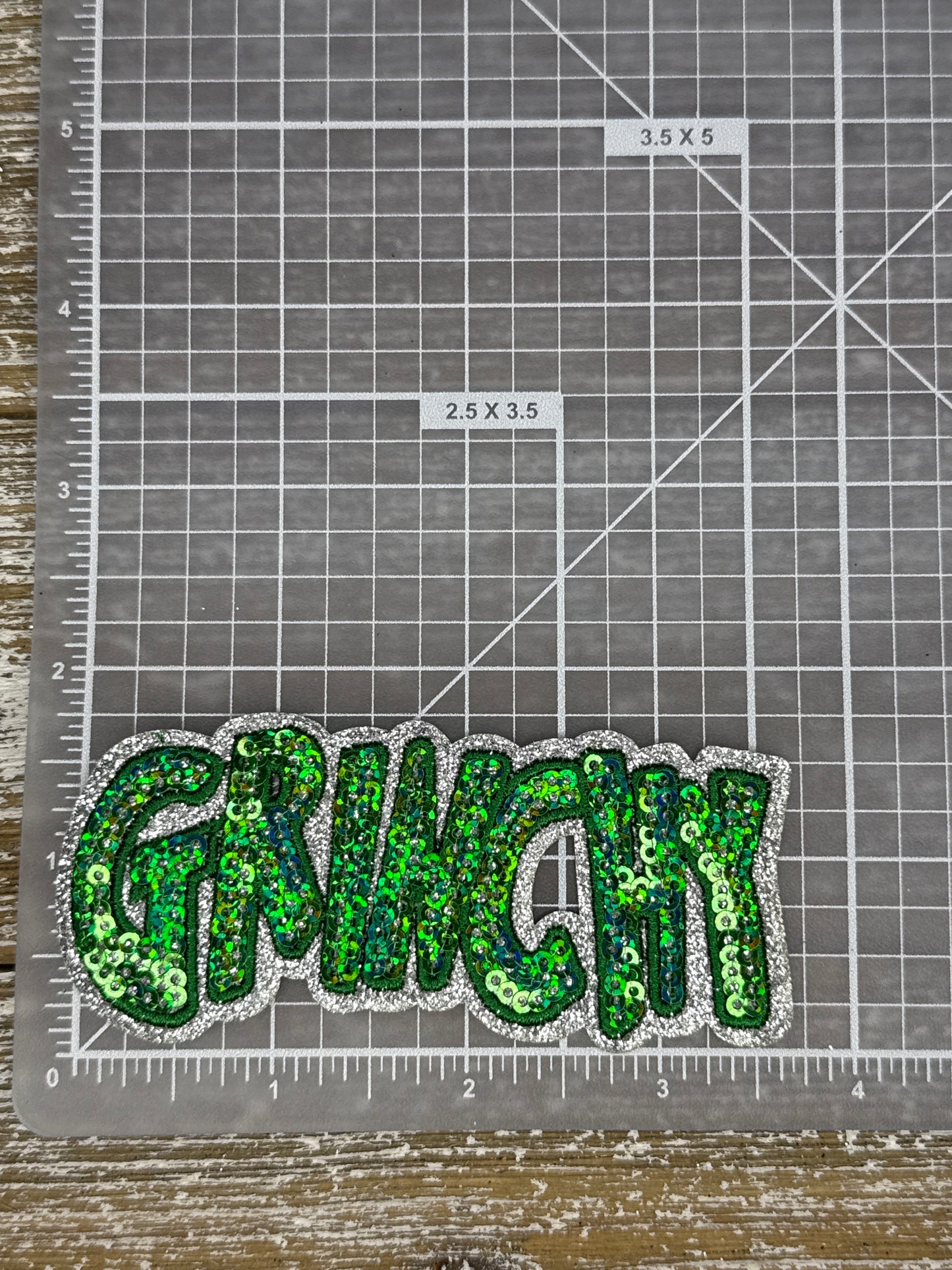 Grinchy Sequined