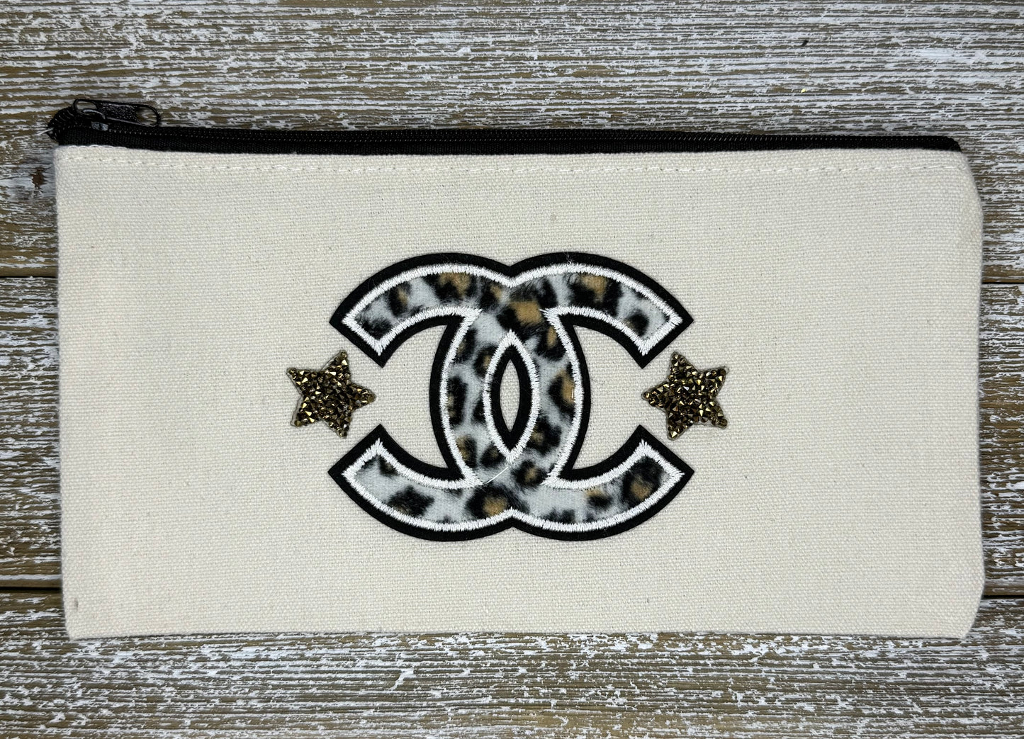 GG Canvas Zipper Pouch