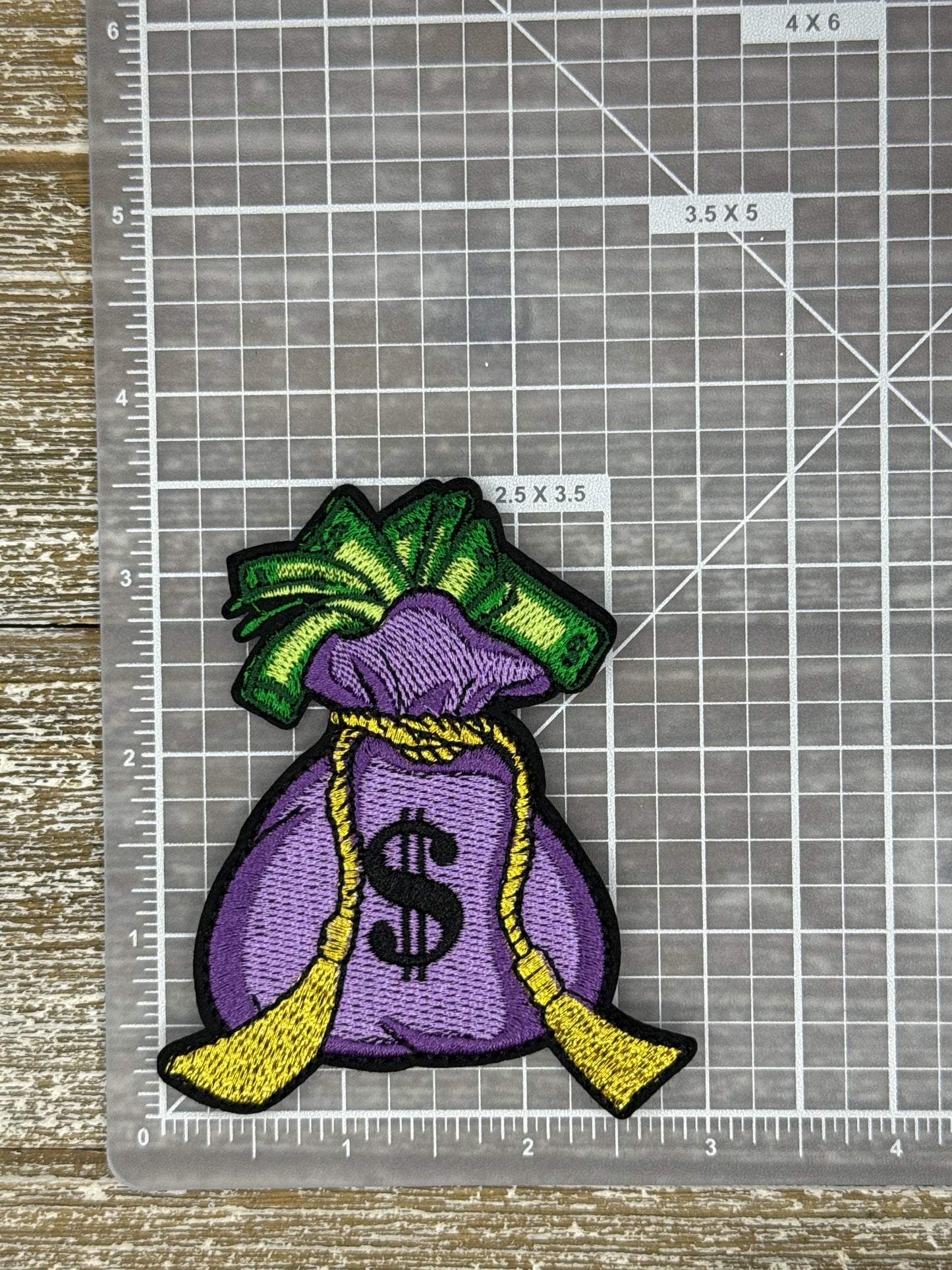 Purple Money Bag