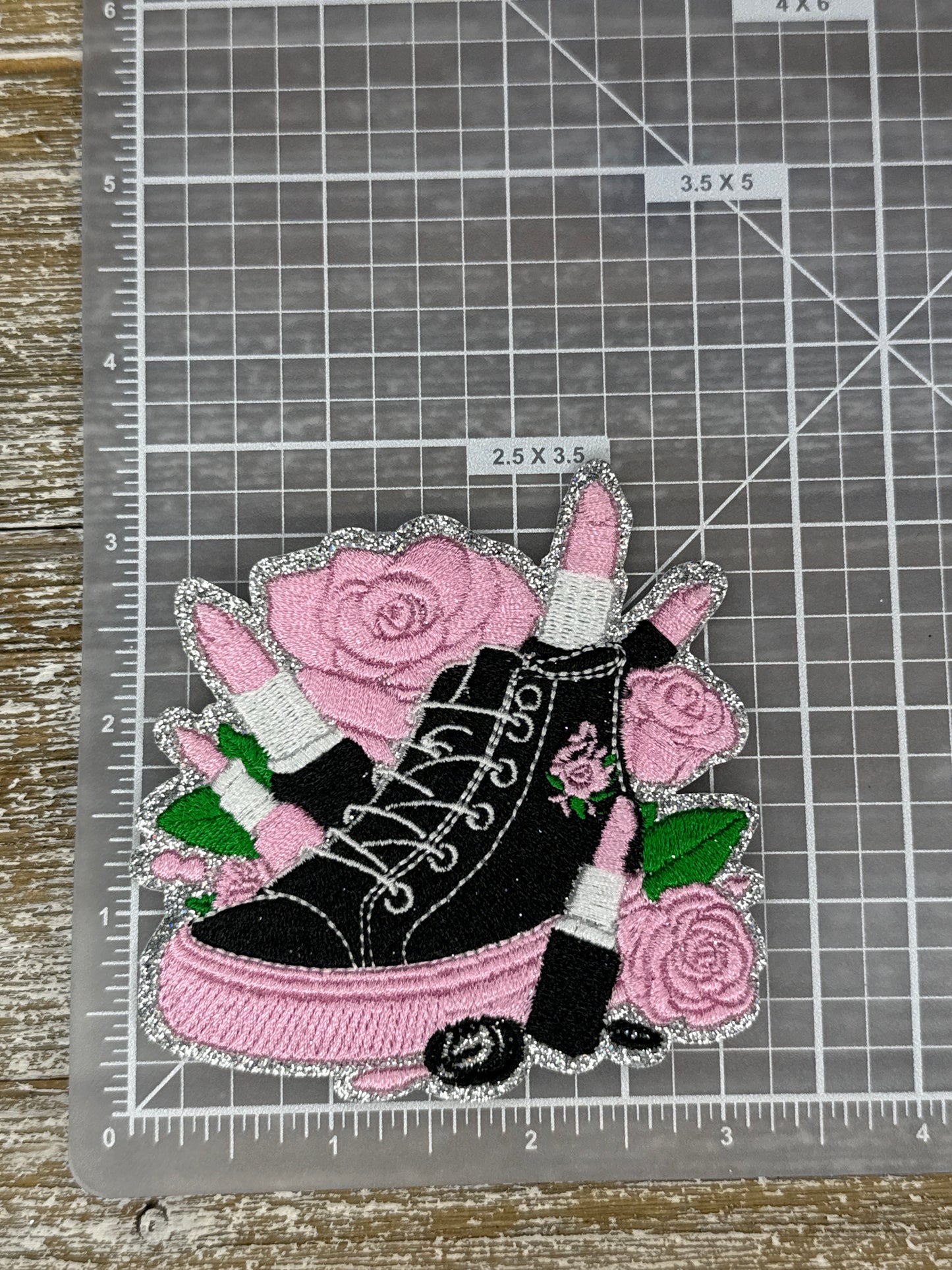 Silver Glitter Pink Sneaker