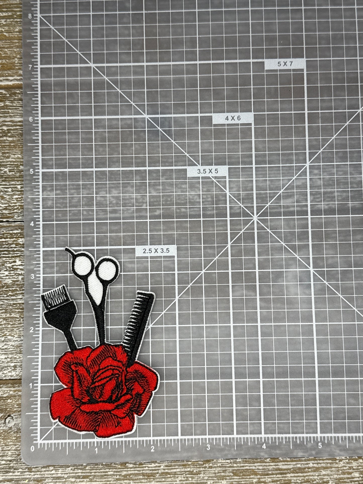Hairdresser Tools and Rose