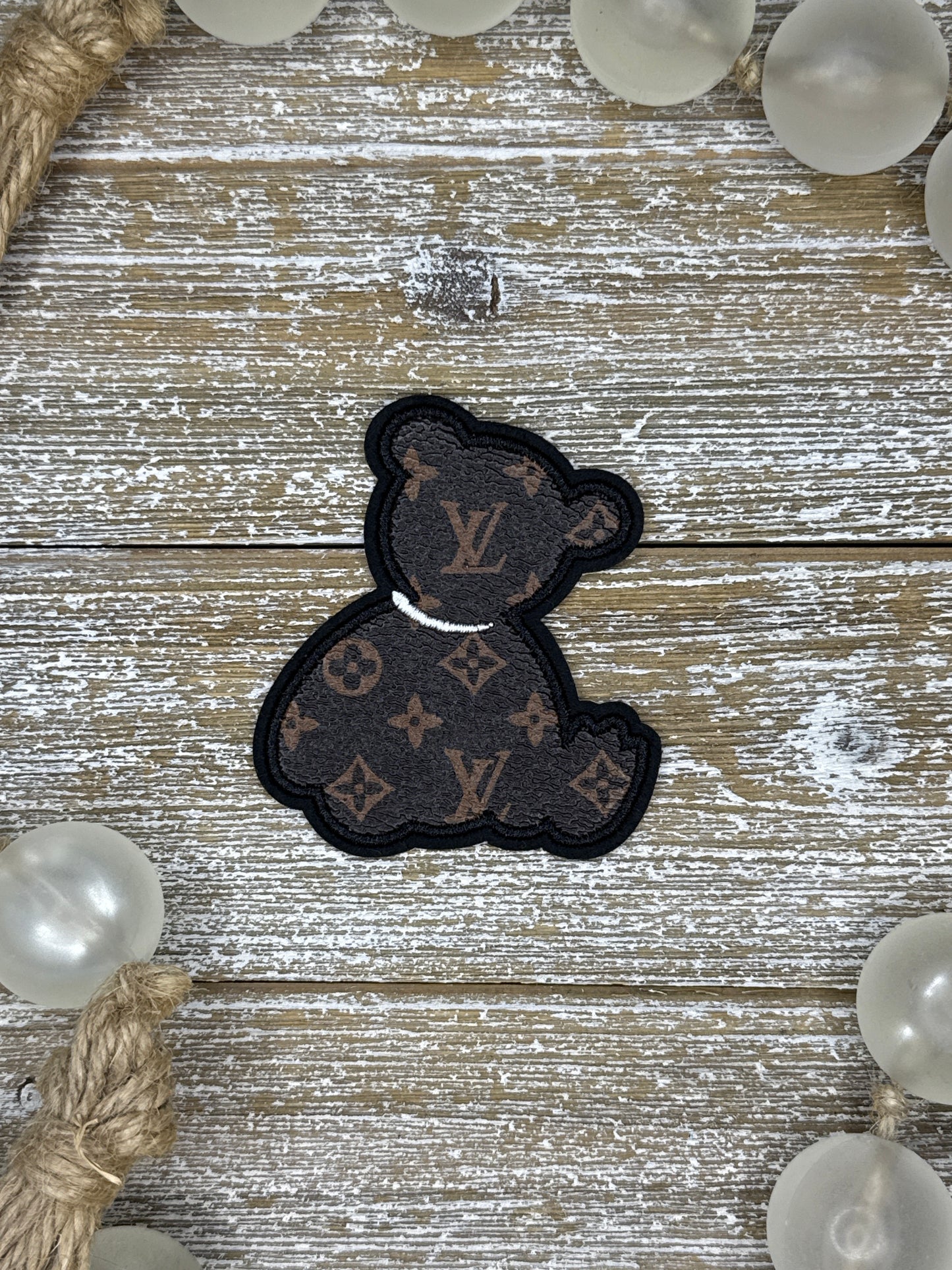 LV Bear Faux Leather