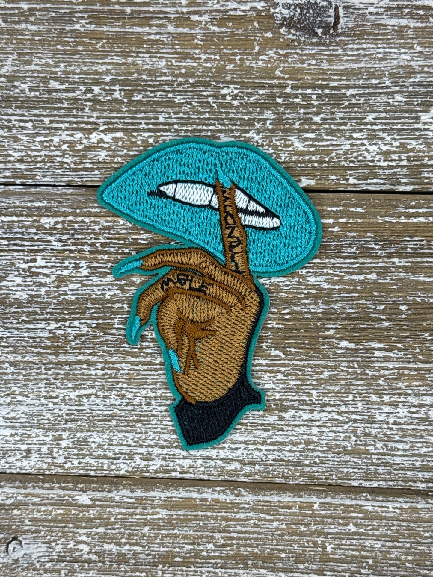 Purple/ Teal Lips