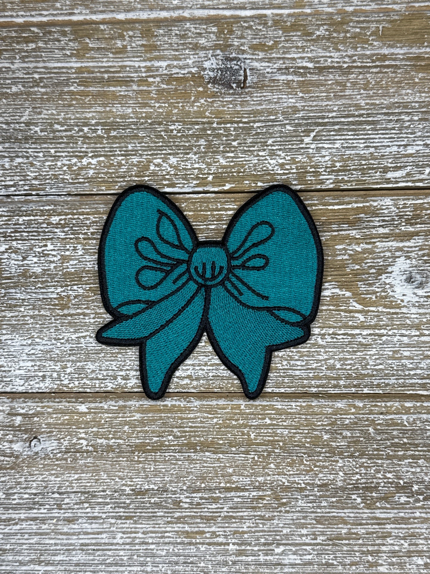 Dark Teal Bow