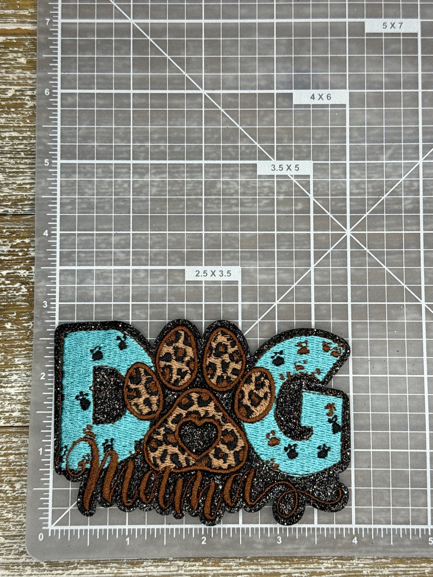 Black Glitter Dog Mama