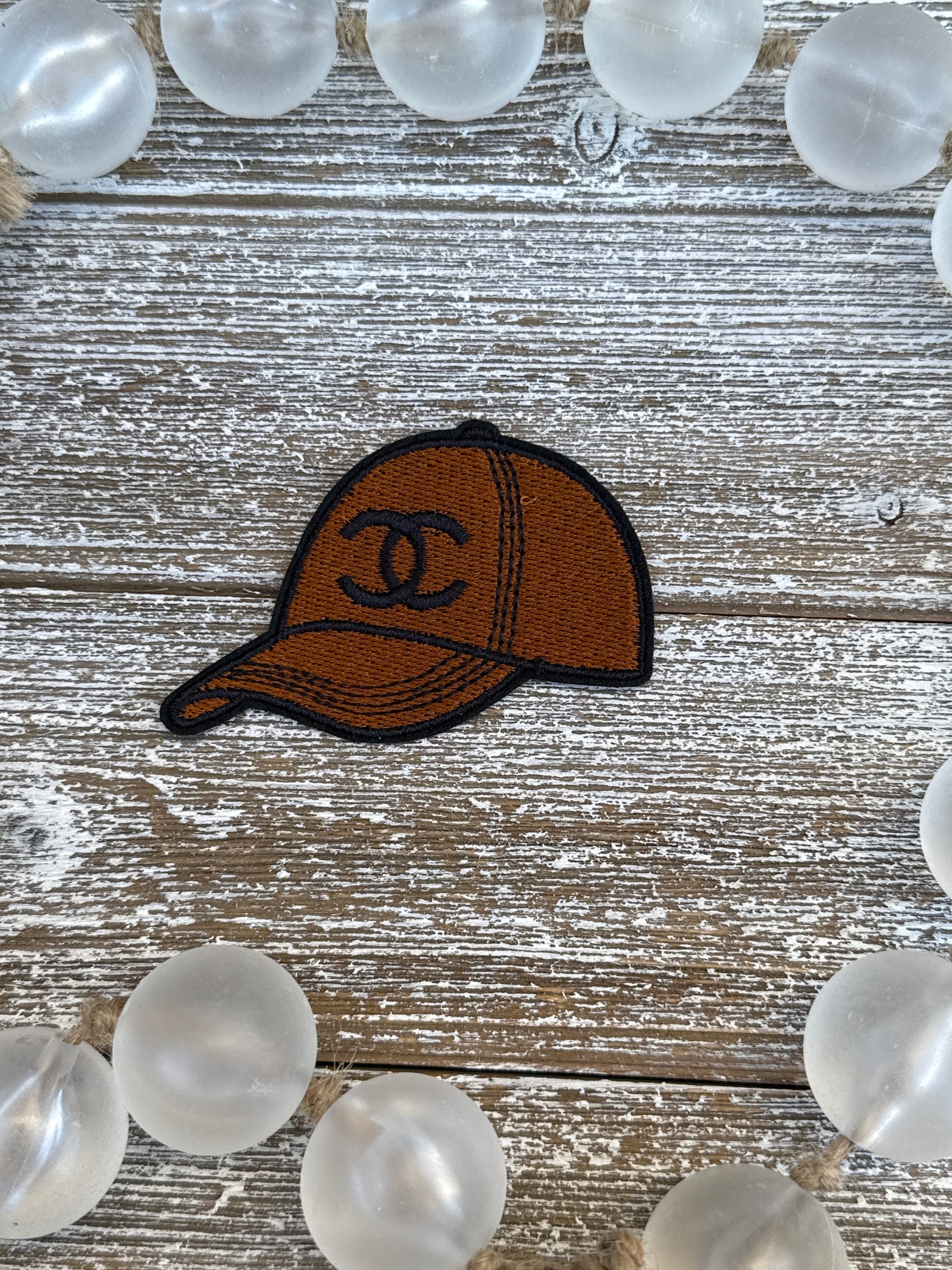 Coffee Brown and Black CC Baseball Cap