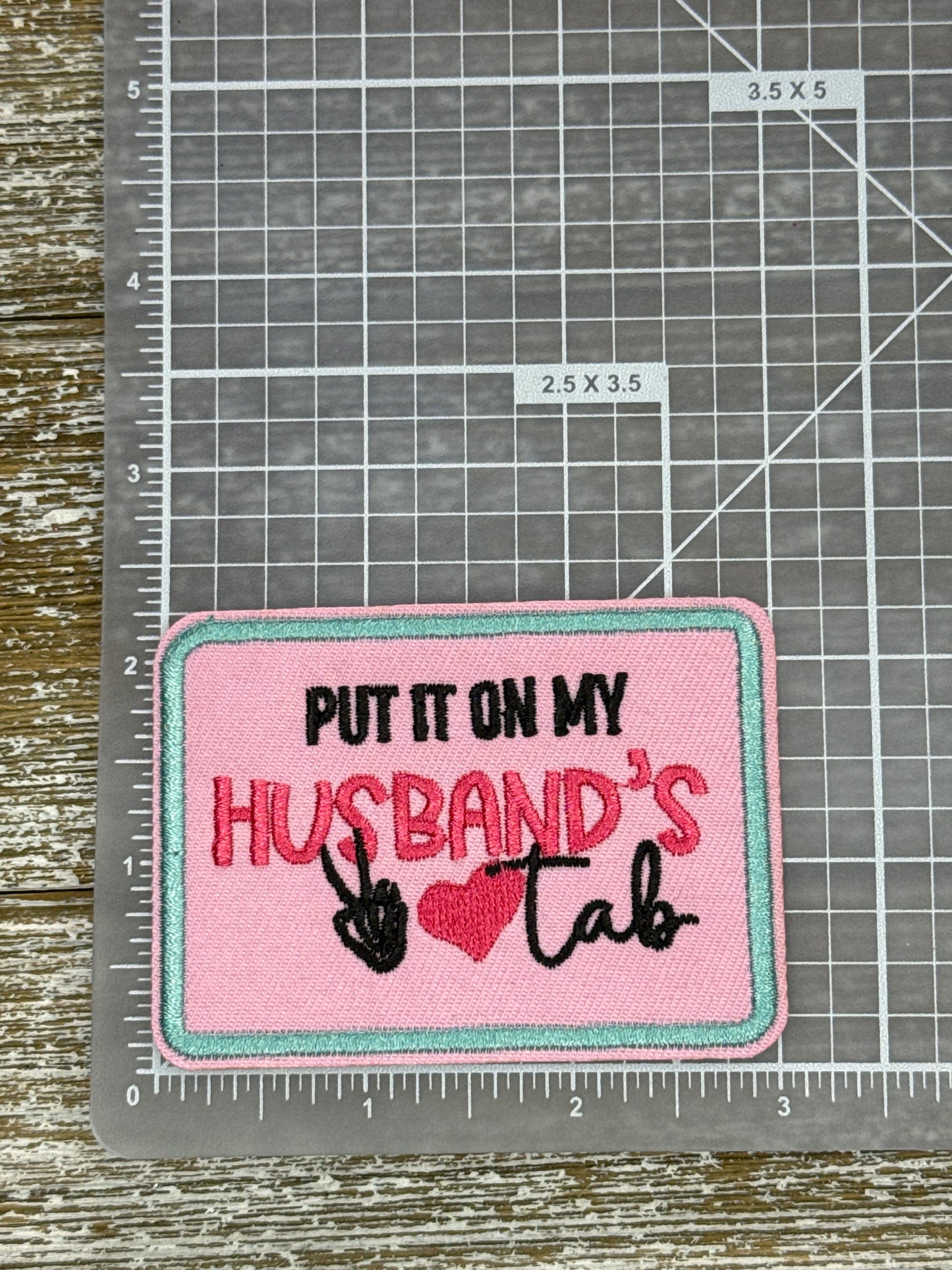 Put It On My Husband’s Tab