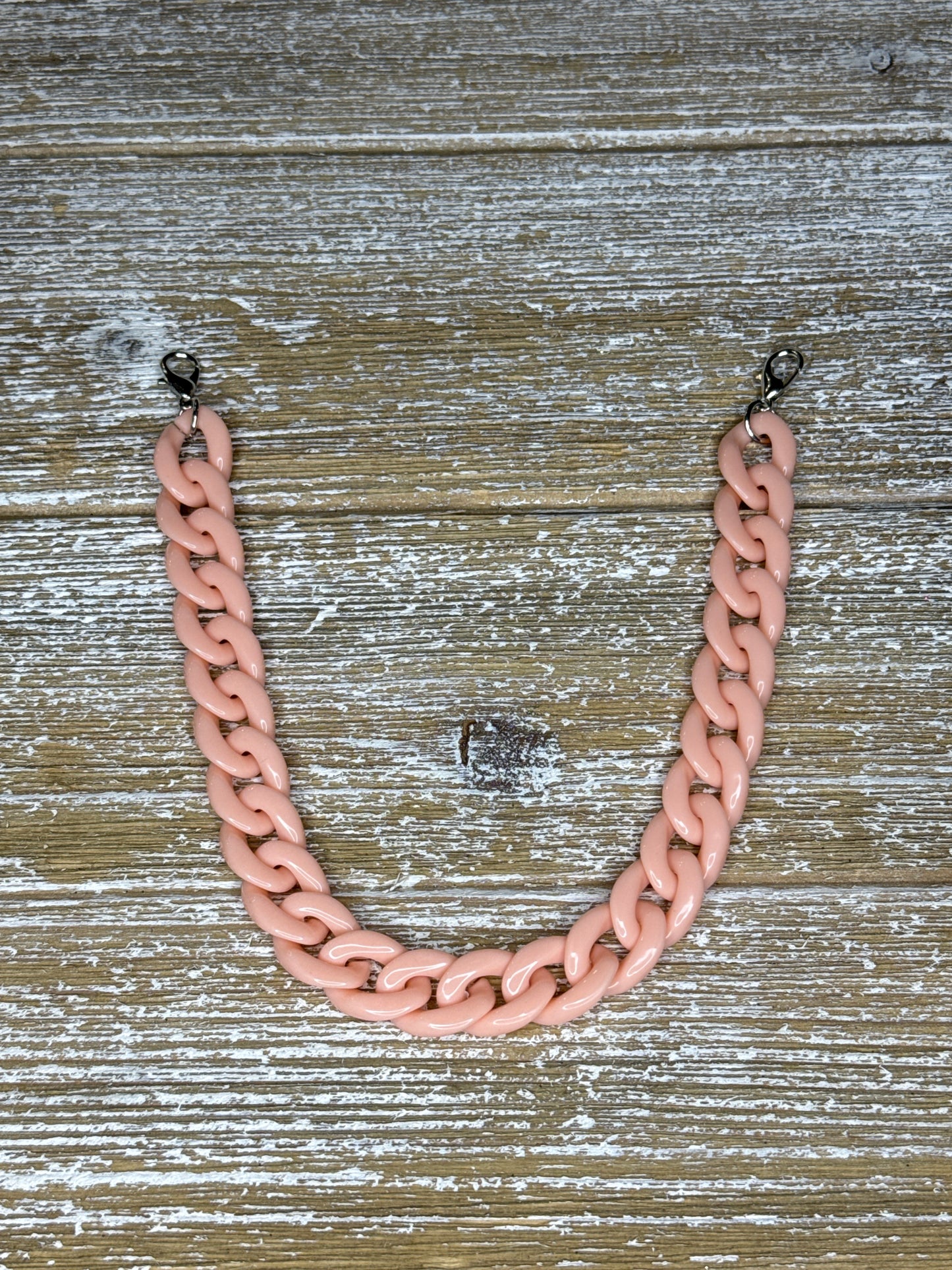 Peach Link Hat Chain