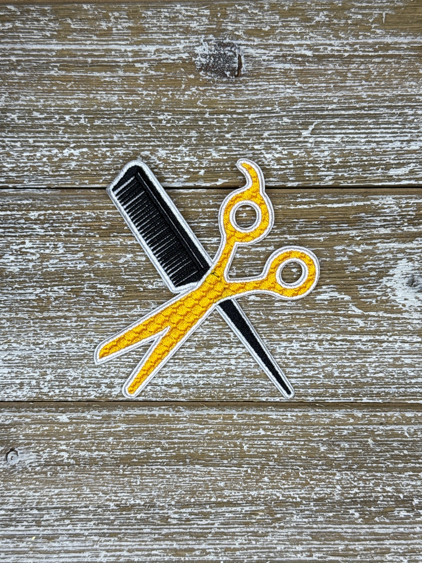 Hairdresser Comb And Scissors