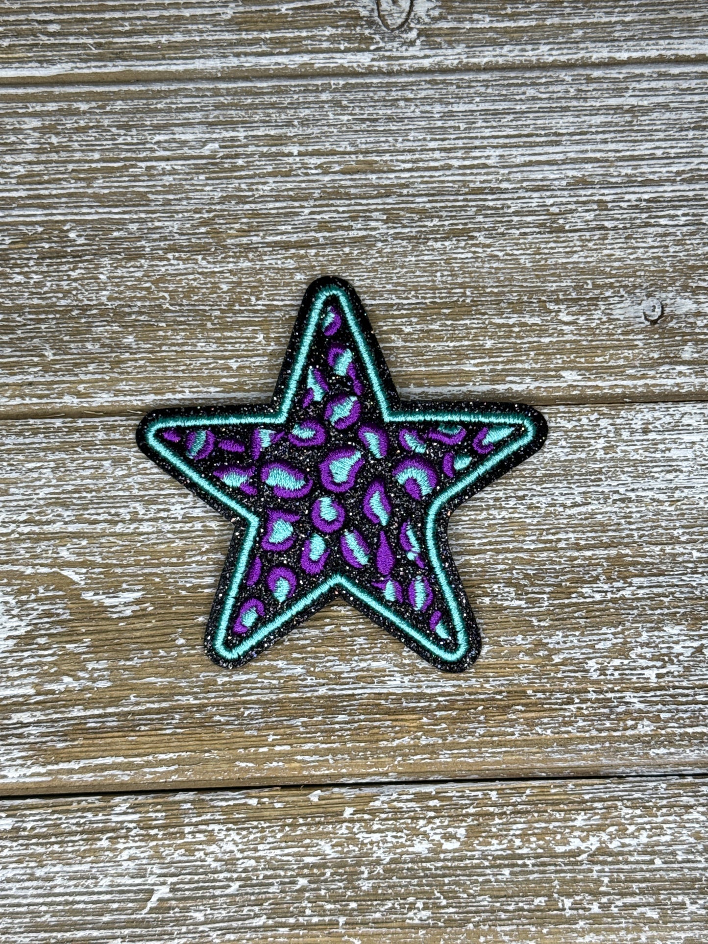 Glitter Leopard Stars