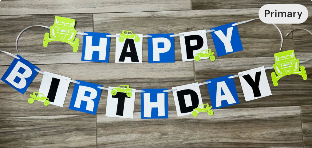 RZR Birthday Decor