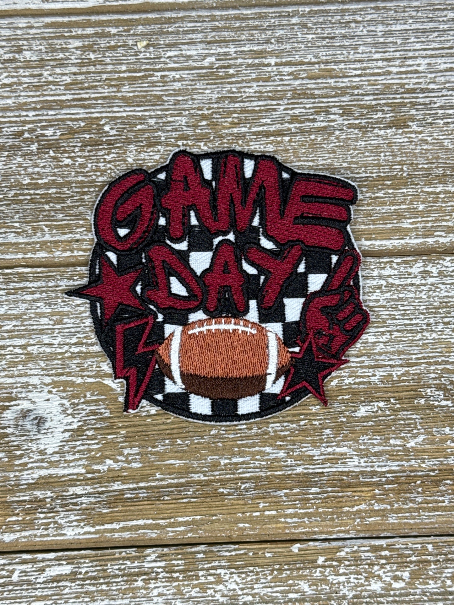 Checkered Game Day Football