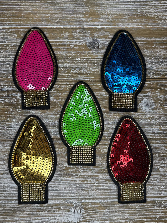 Sequin And Beaded Christmas Bulb