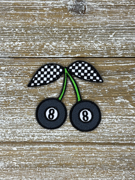 Checkered 8 Ball Cherries