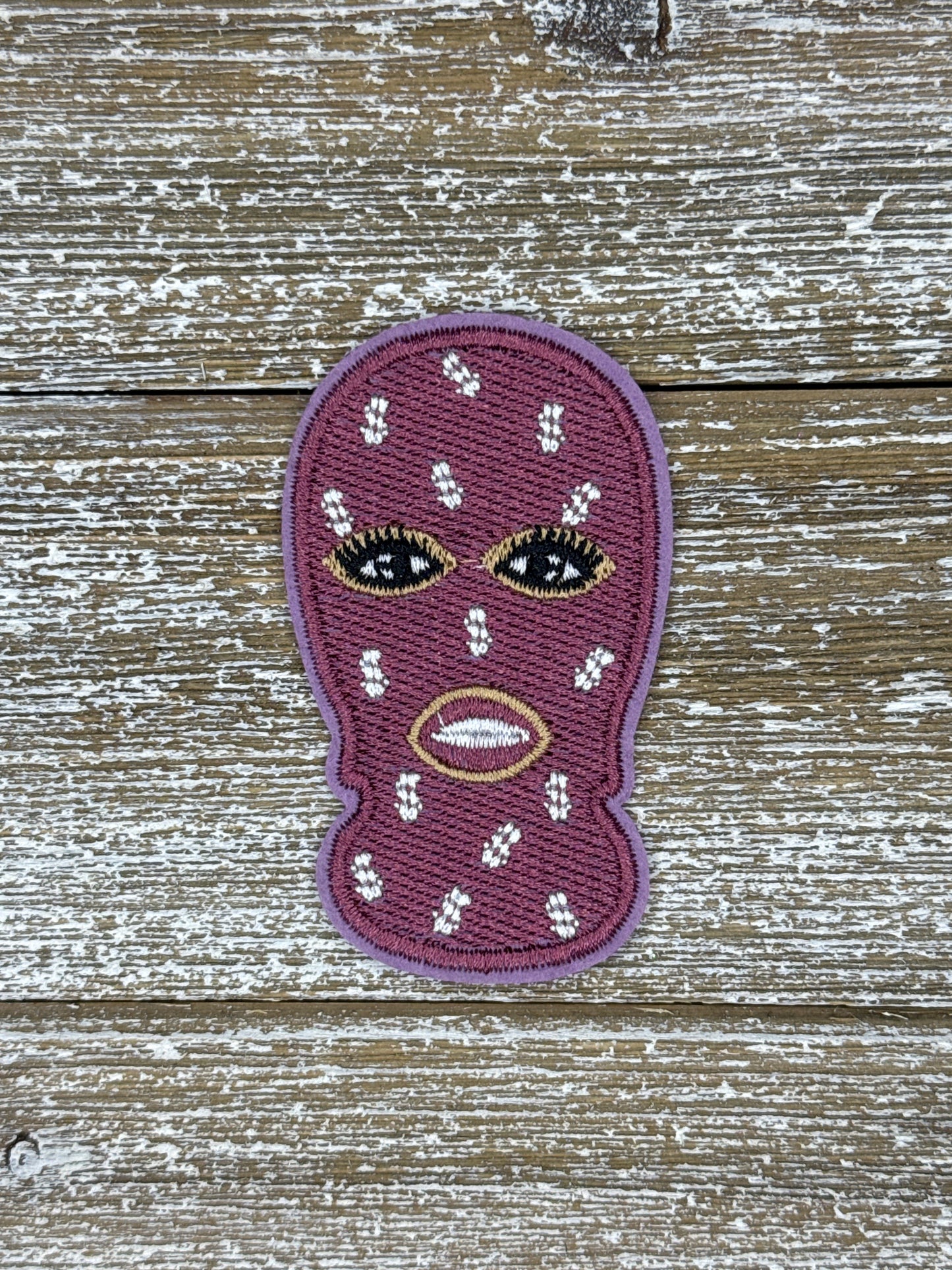 Purple/ Teal Masked Baddie