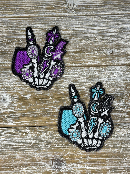 Skeleton Peace Sign
