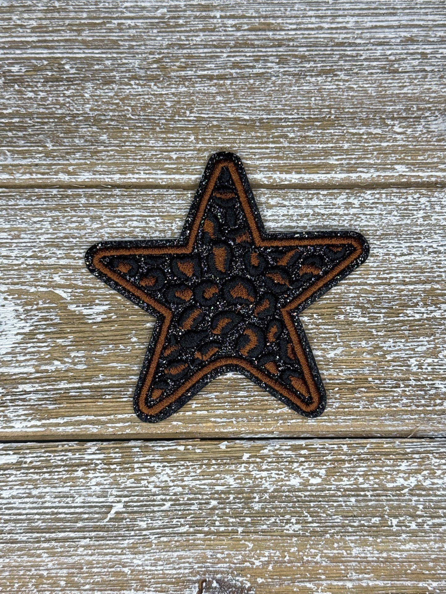 Glitter Leopard Stars