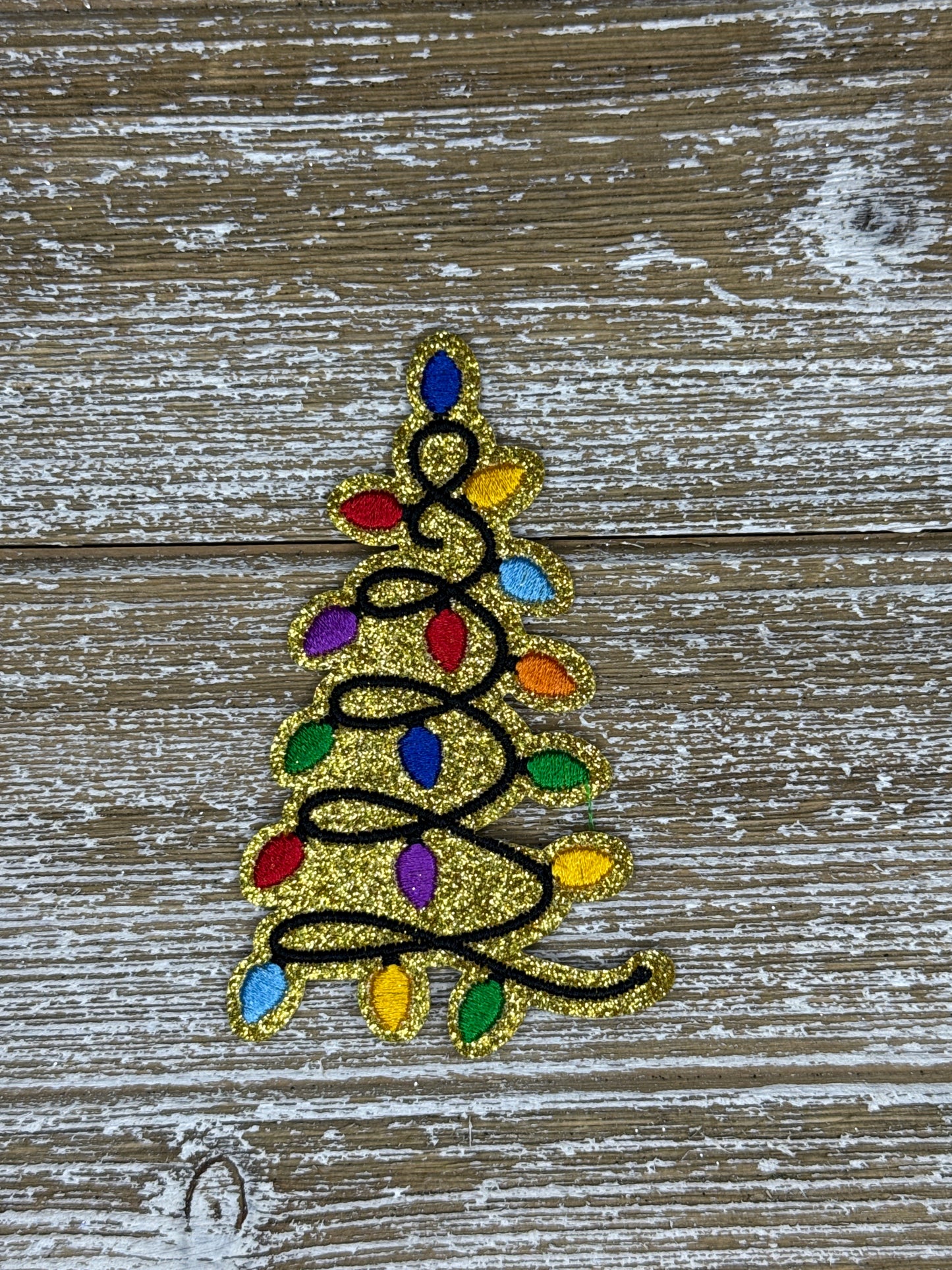 Gold Glitter Christmas Tree