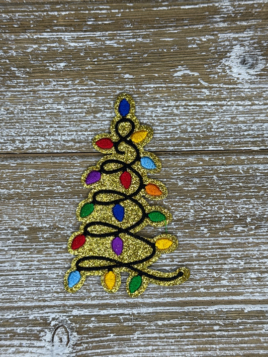 Gold Glitter Christmas Tree