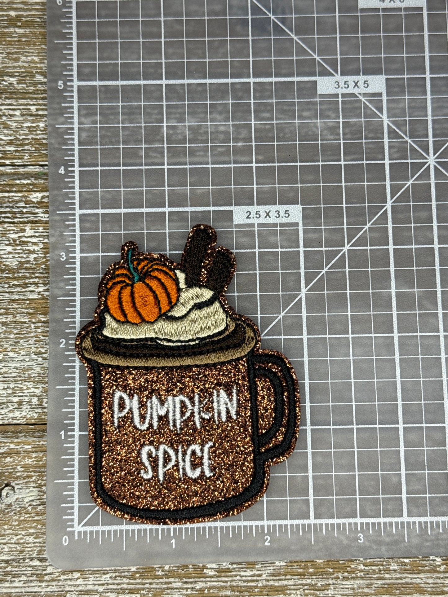 Glitter Pumpkin Spice Mug
