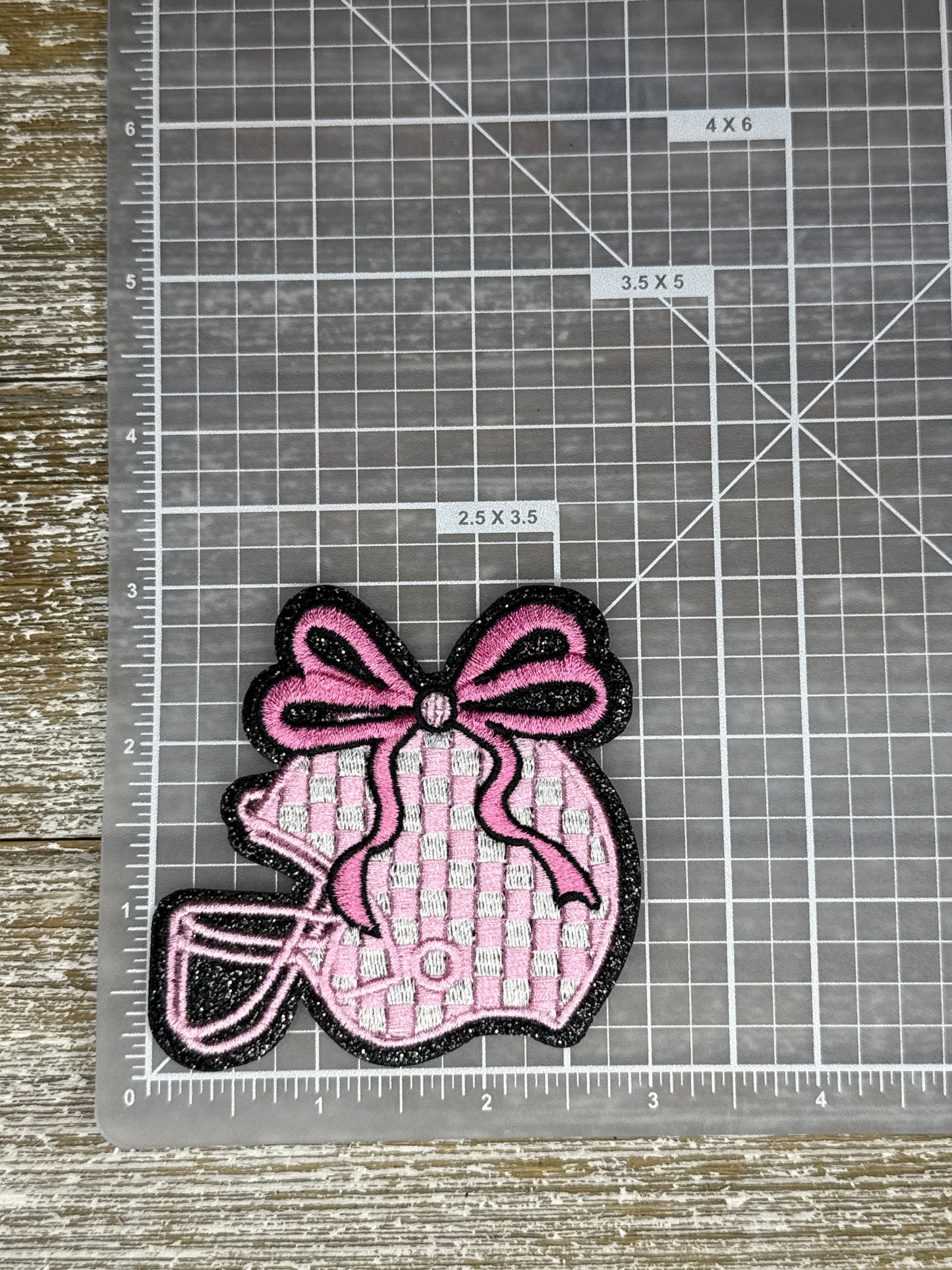 Checkered Football Helmet