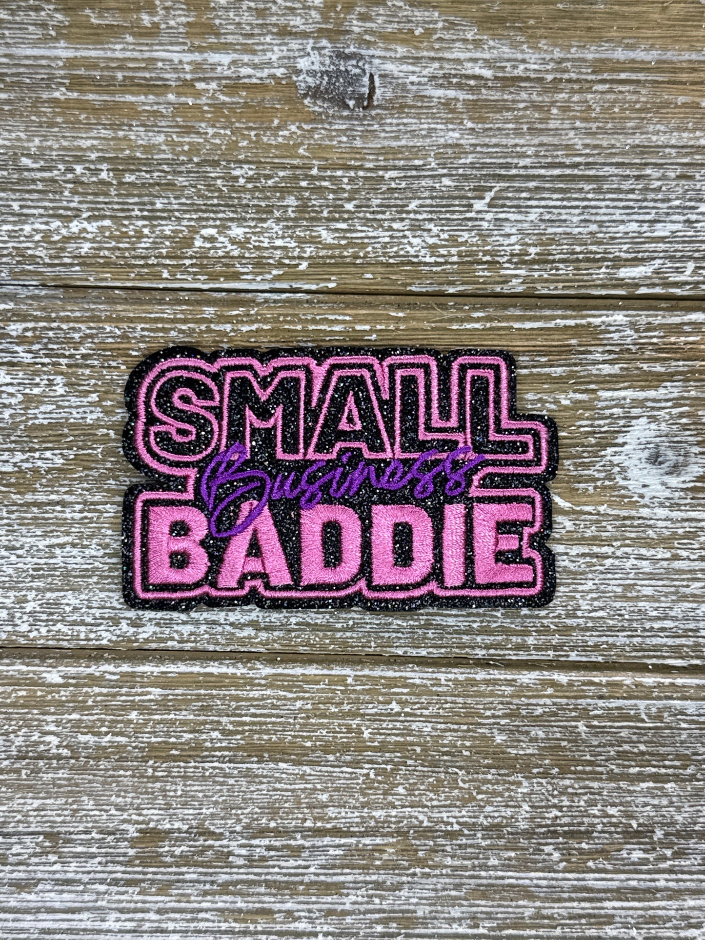 Black Glitter Small Business Baddie