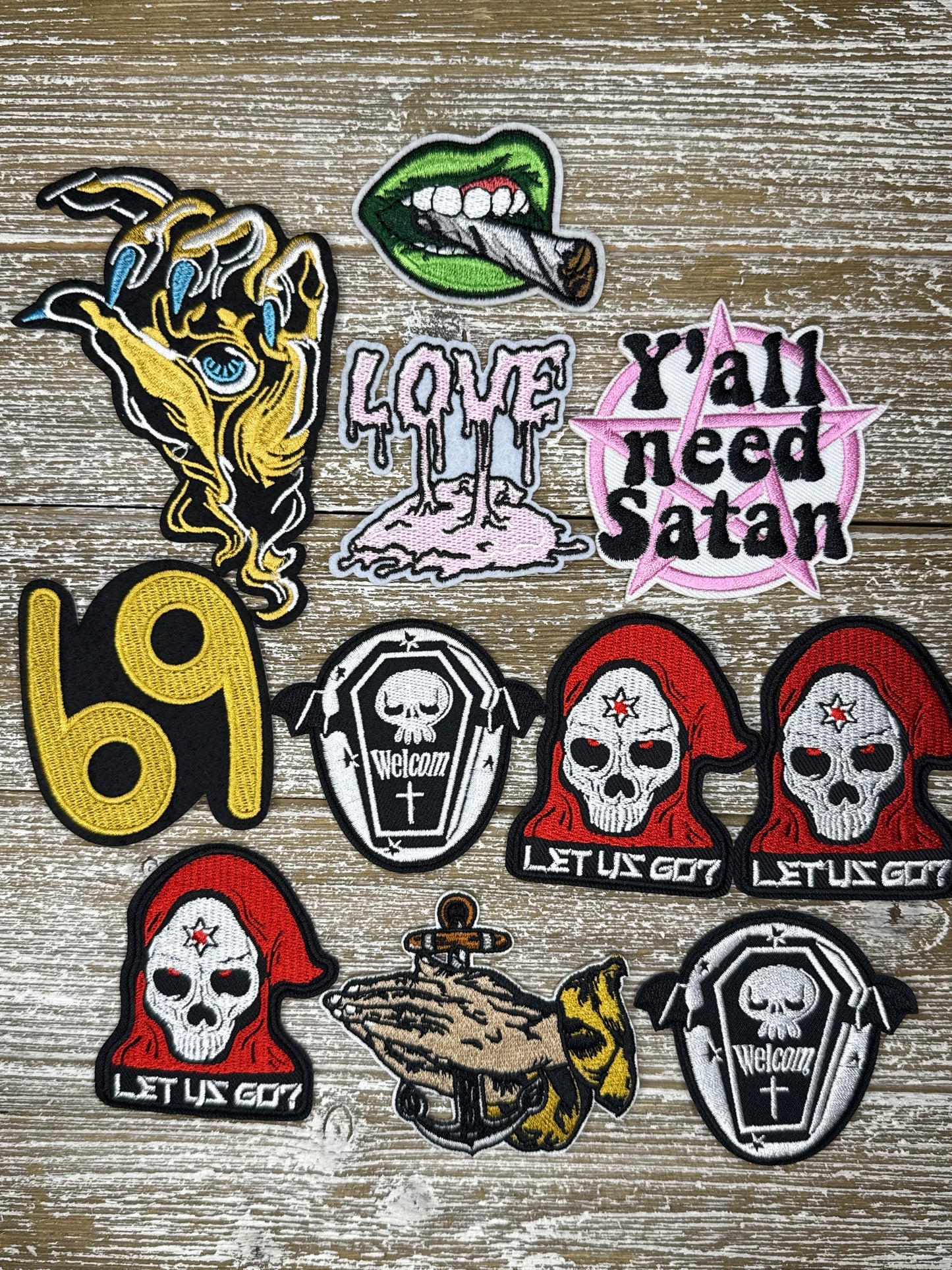 11 pcs Goth Style Mix