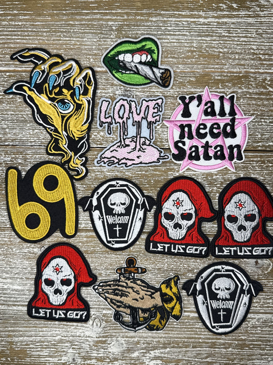 11 pcs Goth Style Mix
