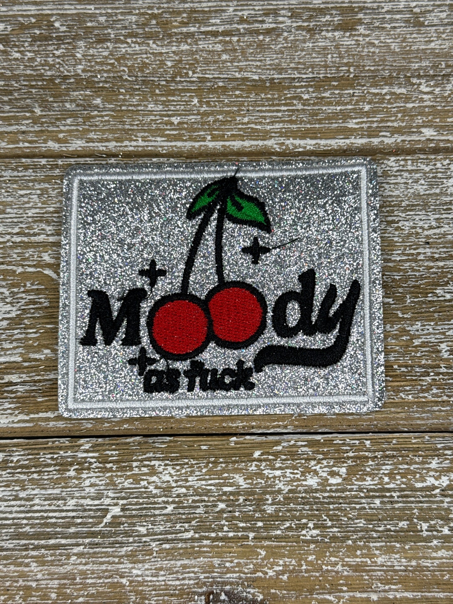 Silver Glitter Moody As Fuck