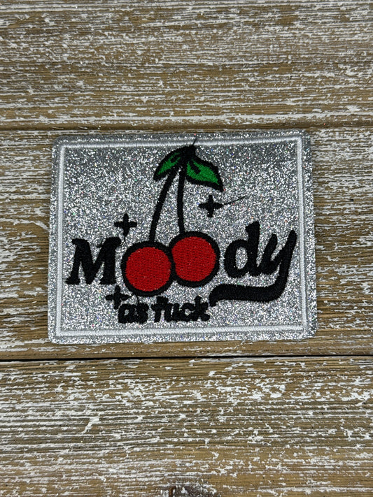 Silver Glitter Moody As Fuck