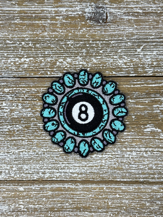 Turquoise 8 Ball