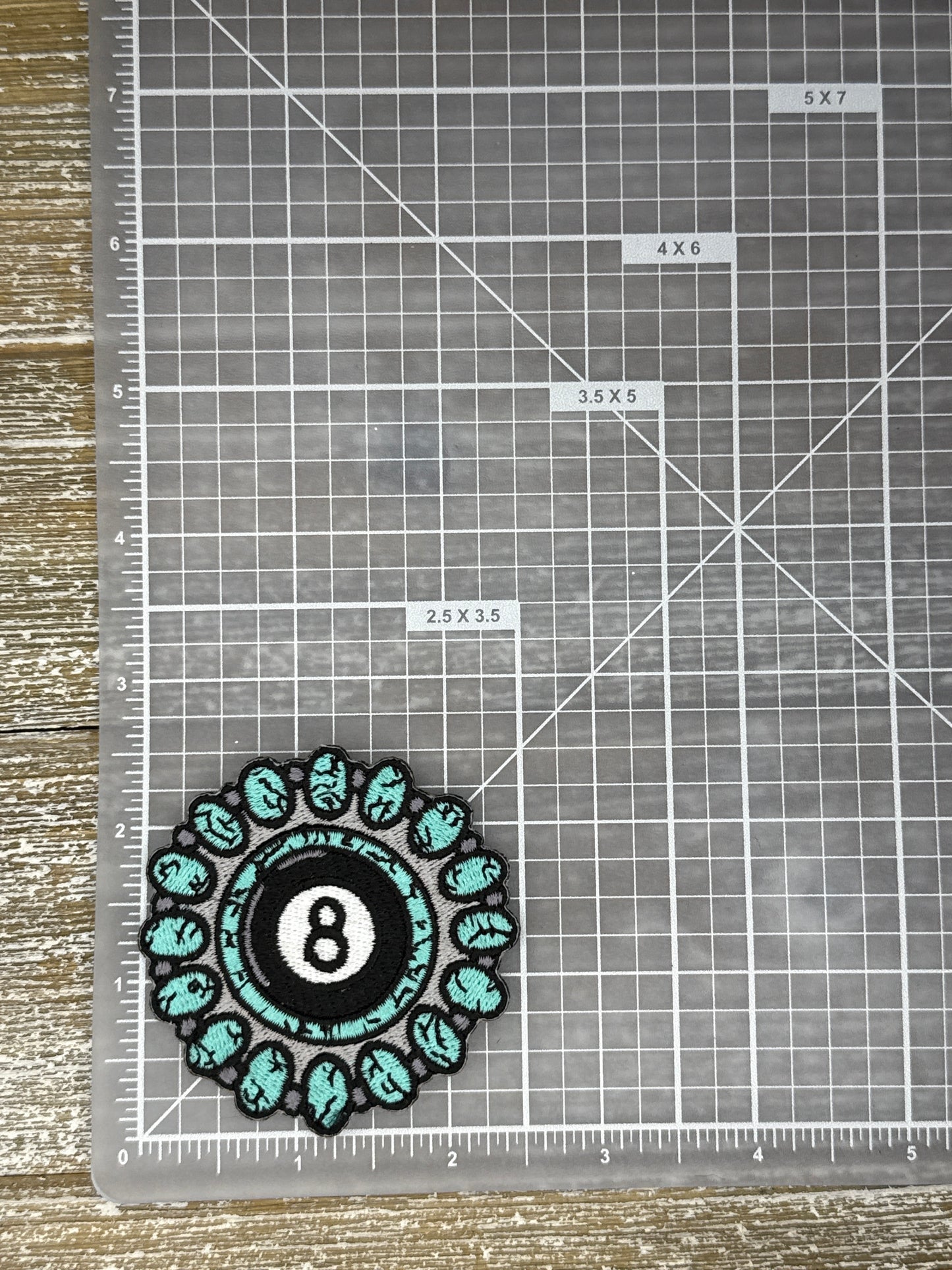 Turquoise 8 Ball