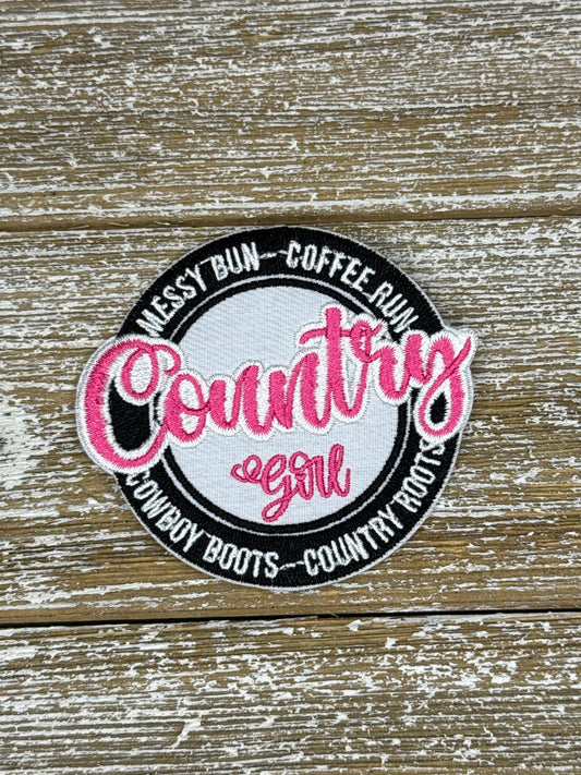 Messy Bun, Coffee Run, Cowboy Boots, Country Roots Country Girl