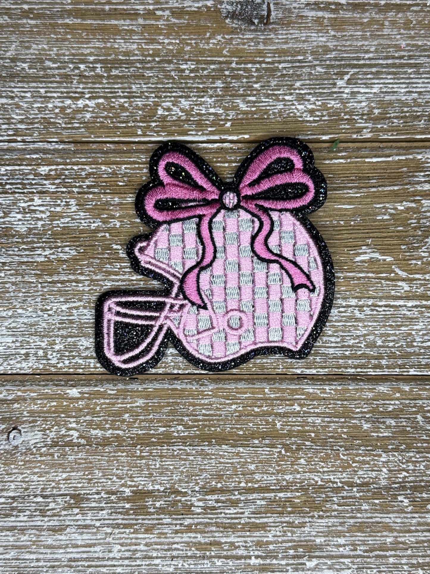 Checkered Football Helmet