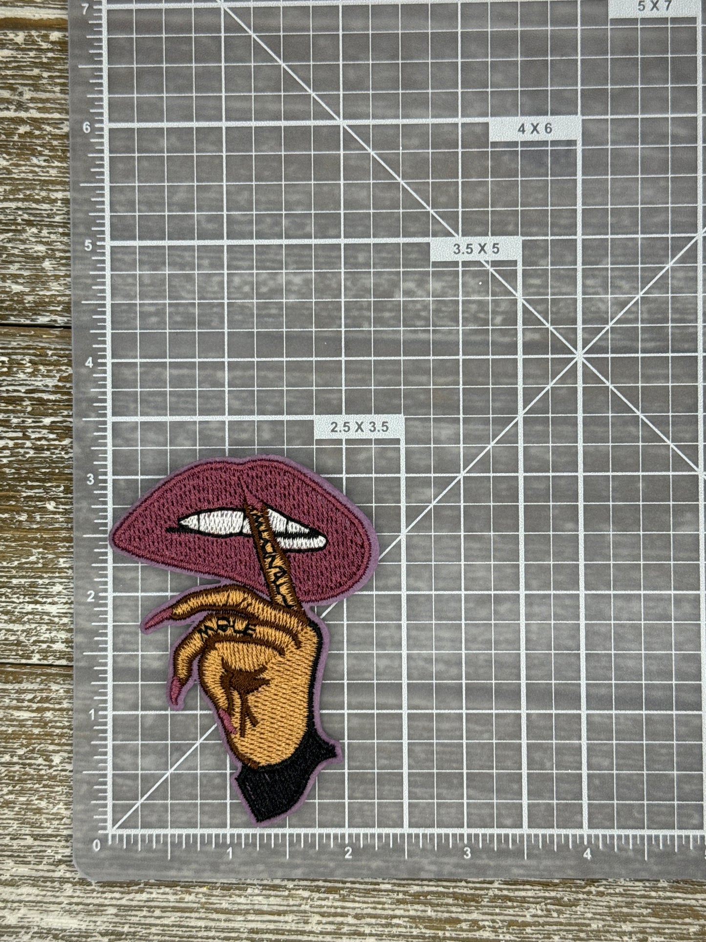 Purple/ Teal Lips