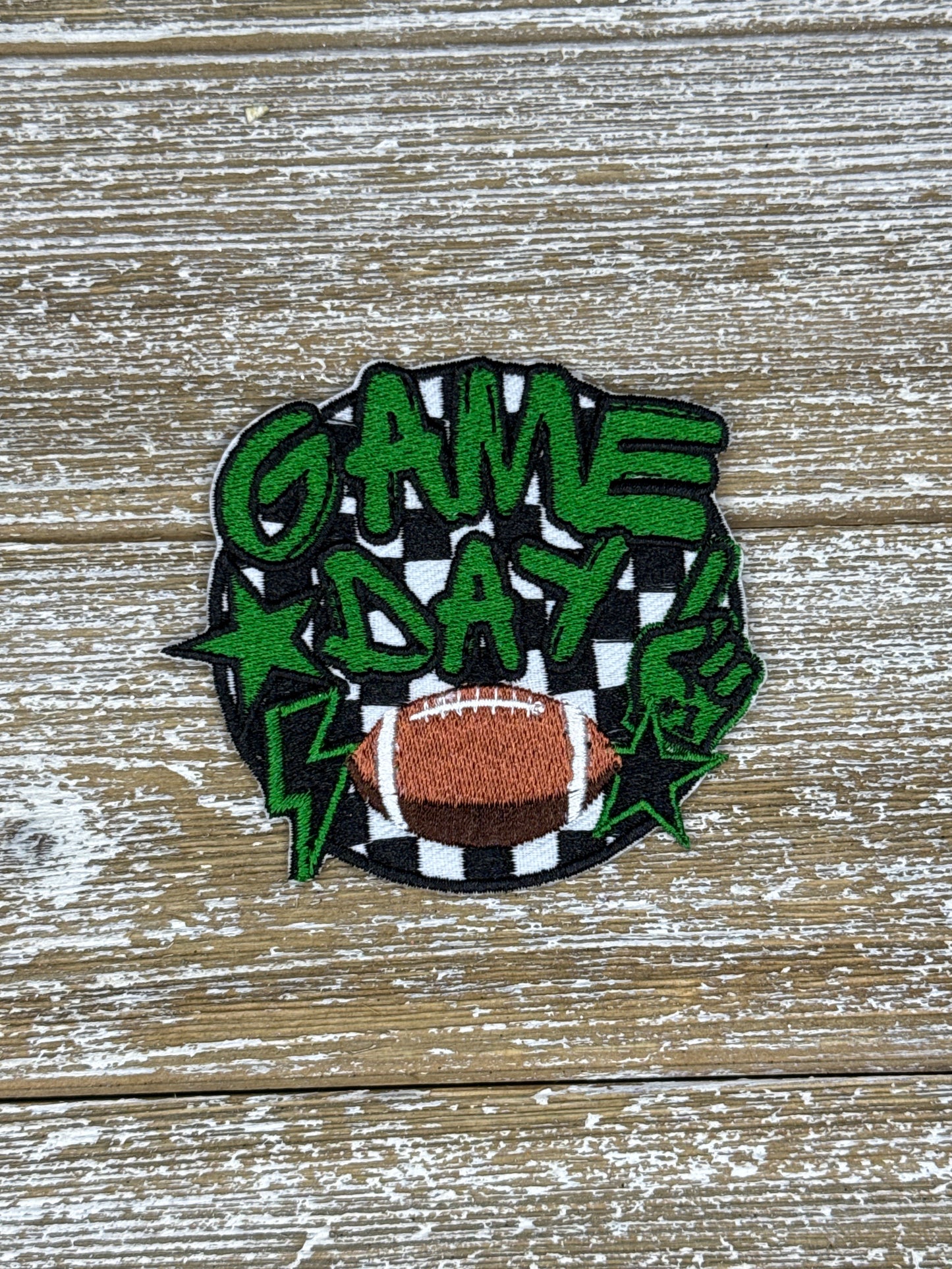 Checkered Game Day Football