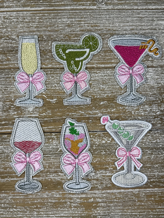 Silver Glitter Cocktails