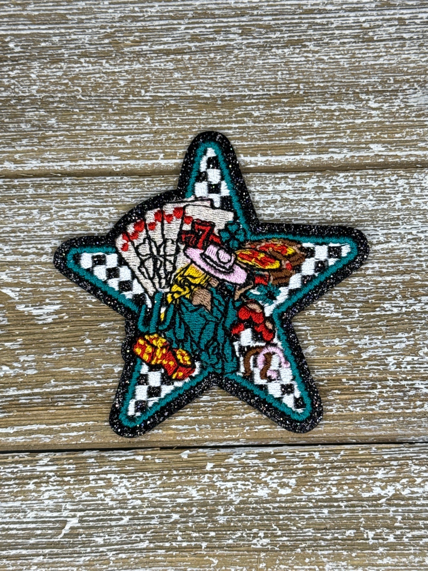 Checkered Star Girl Cards