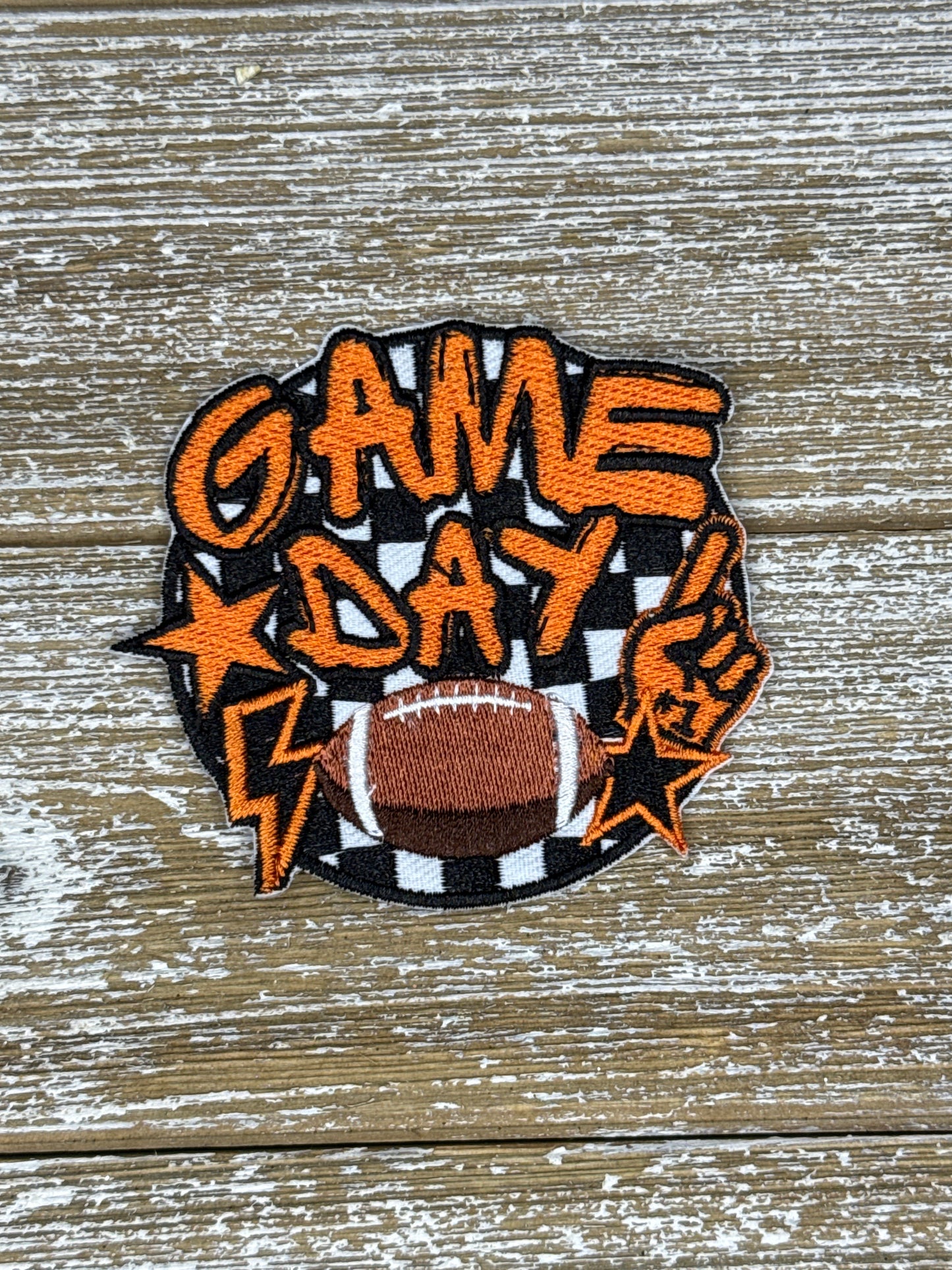 Checkered Game Day Football