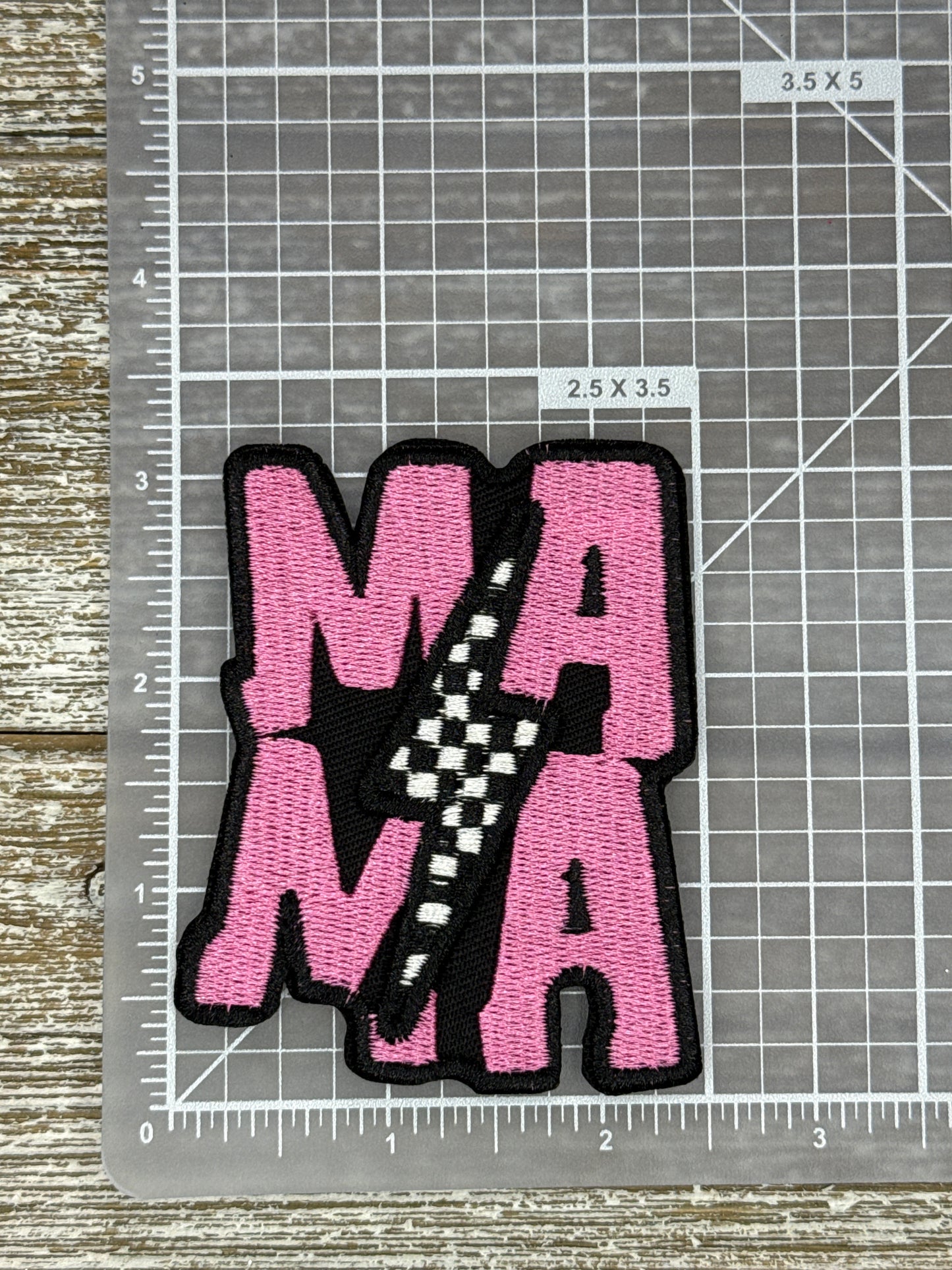 Checkered Bolt Mama