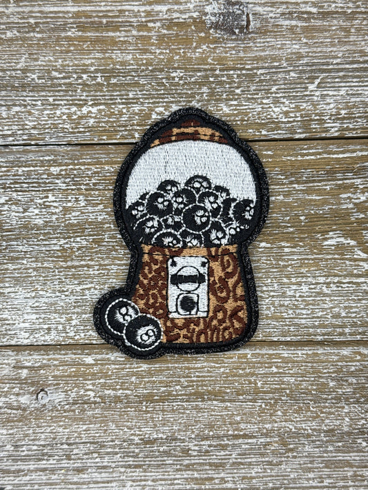 Leopard 8 Ball Gumball Machine